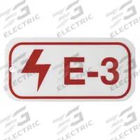 BRADY Lockout Tag: None/ No Header, E-3, Polystyrene, English, Plastic (MPN 105641)