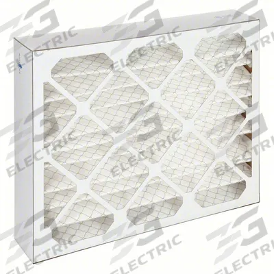 GRAINGER Pleated Air Filter: 20 in x 25 in x 4 in, MERV 9 - MERV 9 Pleated Air Filters