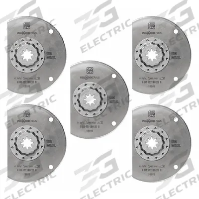 FEIN Oscillating Tool Blade: 4 in Blade Wd, 4 in Overall Lg, Long Cutting, Starlock Connection - Starlock Mounted Blades