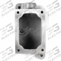 APPLETON ELECTRIC Mounting Body: 1 Gangs, Aluminum, 3/4 in Hub Size, Dead End, 6 13/16 in Overall Ht (MPN EDS271-SA). Key specifications — Brand: APPLETON ELECTRIC; Hub Type: Dead End.