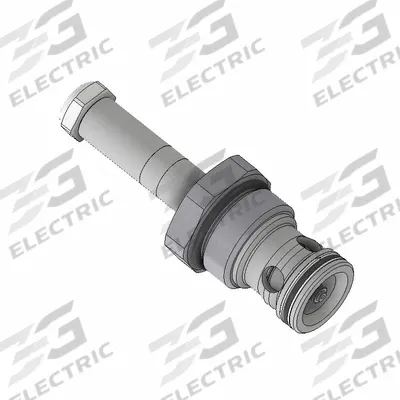 Parker Poppet Valve: Steel, Screw-In, Two Positions, Normally Closed, Two-Way - Solenoid Cartridge Valves