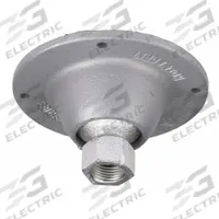 APPLETON ELECTRIC Flexible Fixture Hanger: Cast Iron, JB, Outlet Boxes, 1 Gangs, 4 1/2 in Overall Ht (MPN JBK-50-BS). Key specifications — Brand: APPLETON ELECTRIC; Color: Gray; Compatible with Product Type: Outlet Boxes; Compatible with Series: JB.