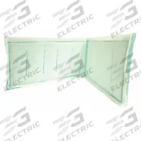 GRAINGER Link Air Filter: 16 in x 15 in x 1 in, 15 in Section Wd, 4 Sections, 3 Ply, MERV 8 (MPN 2JUT3). Key specifications — Performance Rating: MERV 8; Brand: GRAINGER; Media Material: Synthetic.