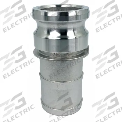 APPROVED VENDOR Cam and Groove Adapter: 2 1/2 in Coupling Size - Type E Stainless Steel Cam & Groove Fittings