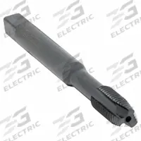 CLEVELAND Spiral Point Tap: M8x1.25 Metric, 6H, 3 Flute, Plug Chamfer, Black Oxide Cobalt (MPN C96141)