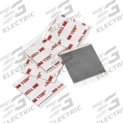 3M Conductive Electrical Tape: Square, 3/4 in x 3/4 in, 2.6 mil Thick, 600 V Volt Rating - General Purpose Conducting Electrical Tape Shapes