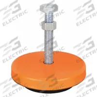 MASON Male-End Leveling Mount: Fixed Stud, 8 in, 12,000 lb Capacity, Anti-Vibration (MPN 5C030). Key specifications — Base Shape: Round; Load Capacity: 12,000 lb.