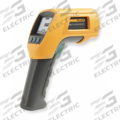 FLUKE Infrared Thermometer: Fluke-568/NIST, Included, Avg/Difference/Max Temp/Min Temp - Infrared Thermometers with Contact Probes