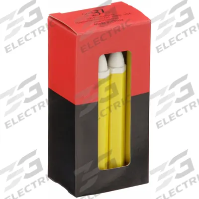 XTRA SEAL Tire Marking Crayon: Tire Crayon, White, Wax, 3 5/8 in Overall Lg - Tire Crayons