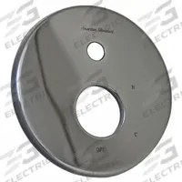 AMERICAN STANDARD Escutcheon with Diverter: Circle Trim Plate, Polished Chrome Finish (MPN A950842-0020A). Key specifications — attr1163972: Serin Shower Faucets With Diverters; attr1163979: AMERICAN STANDARD; attr1163973: Escutcheon W/Diverter; attr1163983: Circle; attr1226561: Chrome.