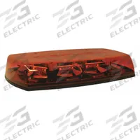 ECCO Mini Light Bar: Mini Light Bar Vehicle Light Bar Size, LED, SAE J845 Class 1, Mini Light Bar (MPN 5587A). Key specifications — Electrical Connection: Blunt Cut Wires; Series: 5587 Reflex Series; Brand: ECCO; Number of Flash Patterns: 18; Mount Type: Bolt; Light SAE Class Rating: SAE Class 1.