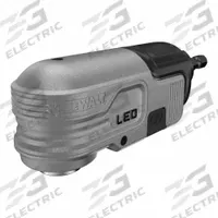 DEWALT Right Angle Attachment: Impact Drivers Compatible, 7 in Overall Lg, DWAFELRA. Key specifications — attr1190297: Impact Drivers; attr1169215: Lighted Right Angle Attachment; attr1169238: DEWALT.