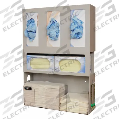 BOWMAN DISPENSERS Dental Organizer: 17 5/8 in Overall Wd, 5 1/16 in Overall Dp - Dental Care Dispensers