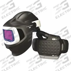 3M SPEEDGLAS Welding PAPR System: Helmet, Belt-Mount, Universal (MPN 37-1101-30iSW). Key specifications — Size: Universal; Headgear Type: Helmet; Blower Mount: Belt-Mount; Includes: Speedglas Welding Helmet 9100 MP.