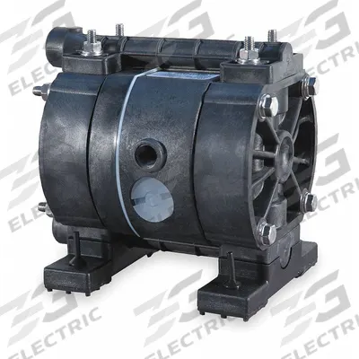 Dayton Double Diaphragm Pump: PVDF Body, 1/4 in, NPT Connection, 3.3 gpm - PVDF Housing AODD Pumps