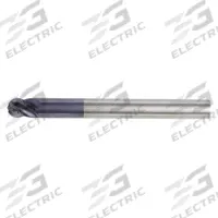 WIDIA HANITA Ball End Mill: Carbide, TiAlN Coated, 4 Flute, 3/8" Mill Dia, 1/2" LOC, 4" OAL (MPN TF4VP010014)