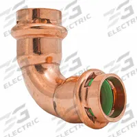 QUICKFITTING SUREPRESS Press Copper 90-Degree Elbow: 1/2 in CTS x 1/2 in CTS size, Copper (MPN SPWE11R). Key specifications — Brand: QUICKFITTING SUREPRESS; Broad - Material for Bullet: Copper Or Bronze; Brand - Broad: QUICKFITTING SUREPRESS.