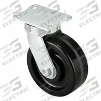 APPROVED VENDOR Plate Caster: Swivel, No Brake, Phenolic, 8 in Wheel Dia, 3 in Wheel Wd, Slot (MPN P27S-PH080R-16). Key specifications — Wheel Bearing Type: Roller; Wheel/Tread Color: Black; Brand: APPROVED VENDOR; Caster Type: Swivel.