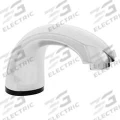 RUBBERMAID COMMERCIAL PRODUCTS Bathroom Sensor Faucet: Milano Auto Faucet, Brass, Chrome Finish (MPN 1782742). Key specifications — Brand: RUBBERMAID COMMERCIAL PRODUCTS; Includes: 3-in-1 Spacer; Series: Milano Auto Faucet.