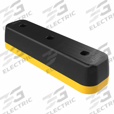 A-SAFE Step Guard: Step Guard, Monoplex, Black/Yellow - Floor-Mount Charging Station Impact Protection Curbs