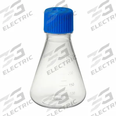 APPROVED VENDOR Erlenmeyer Flasks: Erlenmeyer, PETG, 250 mL, 8.45 fl oz - Plastic Erlenmeyer Flasks