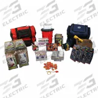 READY AMERICA Survival Kit: 3,936 Components, Duffel Bag, 50 People Served (MPN 78400). Key specifications — First Aid Supplies Included: (2) Medical Duffel Kit; Housing Material: Cardboard; Container Type: Duffel Bag; Hygiene Supplies Included: Toilet Bucket Kit; PPE and Shelter Supplies Included: (48) Shelter-in-Place Essentials Kit Person 3 Day Kit; Power and Lighting Supplies Included: Large Flashlight with Battery; Tools Included: (2) Site Safety Kits; Writing and Communication Supplies Included: (25) Plastic Whistles.