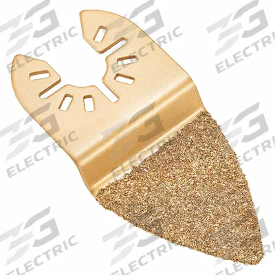 DEWALT Oscillating Scraper Blade: 1 3/8 in Blade Wd, 3 in Blade Lg, Carbide Grit - Open-Back Universal OIS Mounted Blades