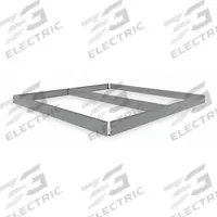 TENNSCO Shelf: 48 in x 48 in, 2,500 lb Load Capacity, Gray, Shelf (MPN ZKH-4848). Key specifications — Includes: Beams; Shelf Configuration: Single Straight; Color: Gray; Frame Material: Steel; Brand: TENNSCO; Frame Finish: Zinc Plated; Product Type: Shelf.
