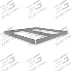 TENNSCO Shelf: 48 in x 48 in, 2,500 lb Load Capacity, Gray, Shelf (MPN ZKH-4848). Key specifications — Includes: Beams; Shelf Configuration: Single Straight; Color: Gray; Frame Material: Steel; Brand: TENNSCO; Frame Finish: Zinc Plated; Product Type: Shelf.