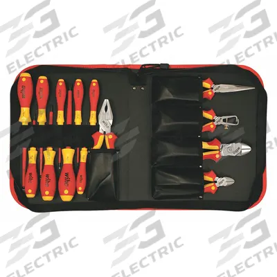 WIHA Insulated Tool Set: Insulated, 14 Total Pcs - Tool Sets with Tool Case