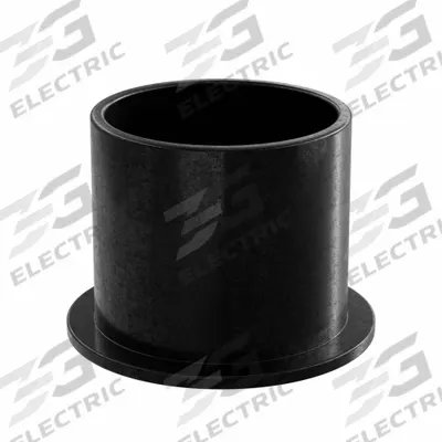 OILITE Flanged Sleeve Bearing: PEEK, 1 in Bore, 1 1/8 in OD, 1 in Overall Lg, Black - Low-Friction Plastic Flanged Sleeve Bearings