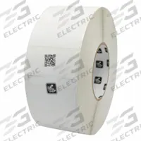 ZEBRA Barcode Printer Labels: 2 3/4 in Label Wd, 1 1/4 in Label Ht, White, 3 in Core Dia., Gloss (MPN 10008513). Key specifications — Label Finish: Gloss; Brand: ZEBRA; Label Color: White; Adhesive Material: Acrylic; Label Material: Polyester.