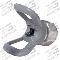 GRACO Airless Spray Gun Tip Guard: Guards for Paint Sprayers, Airless Spray Gun Tip Guard, Gray, RAC (MPN XHD001). Key specifications — Product Type: Airless Spray Gun Tip Guard; Compatible with Manufacturer Model Number: X60DH4; Brand: GRACO; Color: Gray; Compatible with Series: RAC; Product Grouping: Guards for Paint Sprayers.
