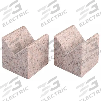 STARRETT Granite V-Blocks: V-Block, Pr V-Block, 3 in x 3 in x 3 in, A Inspection - Granite V-Block Pairs