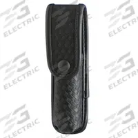 UNCLE MIKE'S Flashlight Pouch: Black, Nylon, 3 22/25 in x 2 in, Snap Closure, For 2 1/4 in Belt Wd (MPN 74194). Key specifications — attr188437: Black; attr188438: Nylon; attr188431: Flashlight Pouch.