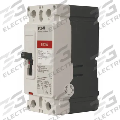 EATON Molded Case Circuit Breaker: 20 A Amps, 65kA at 240/277V AC, Fixed, AB - FD-Frame Eaton Molded Case Circuit Breakers