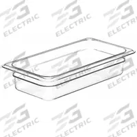 CAMBRO Food Pan: Third Size, Rectangular, 2.5 qt Capacity, NSF Certified, 12 3/4 in Overall Lg (MPN CA32CW135). Key specifications — Brand: CAMBRO; Dishwasher Safe: Yes; NSF Certified: Yes; Product Type: Food Pan; Manufacturer Part Number: CA32CW135.