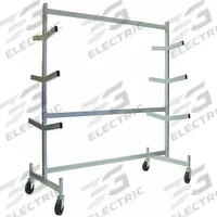 APPROVED VENDOR Bar and Pipe Truck: 1,200 lb, 63 in L x 30 in W x 74 in H Overall Dim., 9 in Deck Ht (MPN 976). Key specifications — Caster/Wheel Configuration: (4) Swivel; Brand: APPROVED VENDOR.