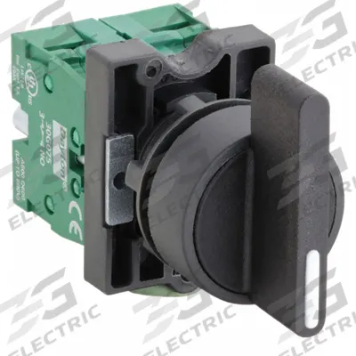 Dayton Selector Switch: 22 mm Panel Mounting Size, 3 Positions, Extended Lever - Selector Switches