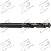 CLE-LINE Mechanics Length Drill Bit: 1/8", 135° Split Point, Black & Gold HSS, 3-Flats Shank (MPN C23834). Key specifications — attr1233794: 0.1250.