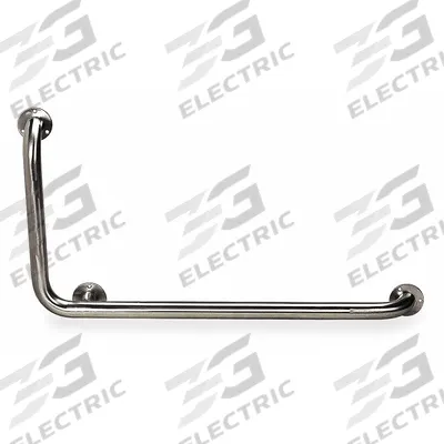 APPROVED VENDOR Wall Grab Bar: Angled, 32 in Lg, 1 1/2 in Dia, Stainless Steel - Safety Rails
