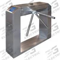 TURNSTILE Drop-Arm Turnstile: 2-Way, Waist High Gate, Electric, 40 in Overall Ht, 48 in x 30 in (MPN 1100E-SS-DA). Key specifications — attr193643: TURNSTILE; attr982383: Stainless Steel; attr982388: Brushed; attr982390: Controlled; attr982378: Electric.