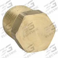 PARKER Plug: Plug, 1/8 in, NPT Threaded, 1,000 psi, 9/16 in Lg, C37700 Brass (MPN 218P-2). Key specifications — Maximum Operating Pressure: 1,000 psi.