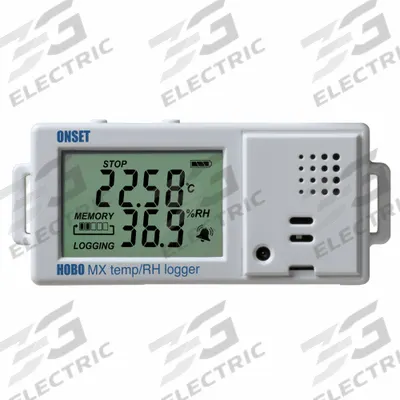 HOBO Data Logger: 0%to 90% Relative Humidity Measured, -4°F to 158°F, -20°C to 70°C - Temperature & Humidity Data Loggers