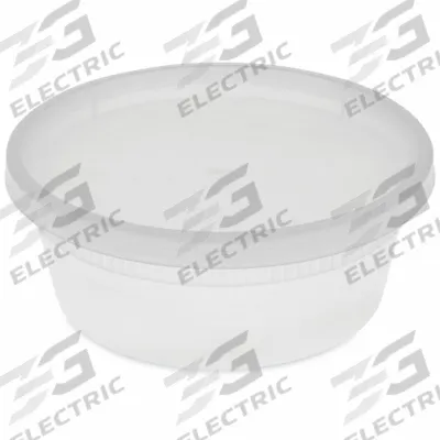 PACTIV Disposable Carry-Out Food Container: Plastic, 1 Compartments, 8 oz Capacity - Round Plastic Containers