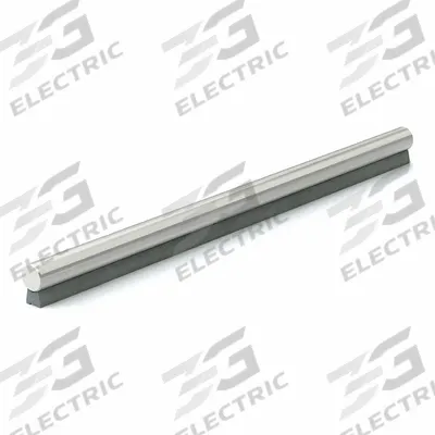 PBC LINEAR Linear Metric Shaft Assembly: 40 mm Shaft Dia, 600 mm Lg - Low Profile Linear Support Rail & Shaft Assemblies