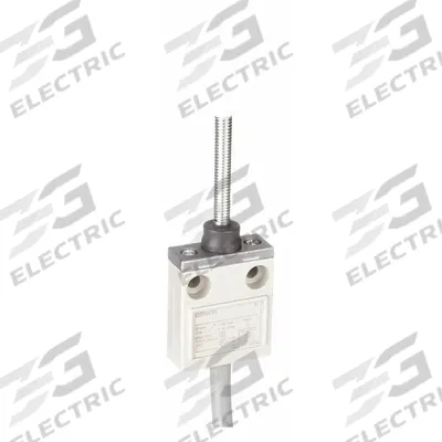OMRON Rod Actuated Limit Switch: Rod, 2 Mounting Holes, Aluminum - Coil-Spring Wobble-Stick Limit Switches