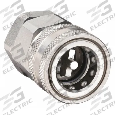 SNAP-TITE Hydraulic Quick Connect Hose Coupling: 1/2 in, 316 Stainless Steel - H Series Hydraulic Quick-Connect Coupling Bodies