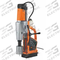 SLUGGER BY FEIN Drill Press: 60 RPM – 750 RPM, Permanent Magnet, 11 in Drill Travel, 120V AC (MPN JMU 404M). Key specifications — attr1253941: Weldon; attr1253957: Permanent; attr1253912: SLUGGER BY FEIN.