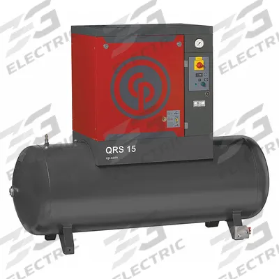 CHICAGO PNEUMATIC Rotary Screw Air Compressor: Horizontal, 15 hp, 49.2 cfm - Horizontal Rotary Screw Air Compressors